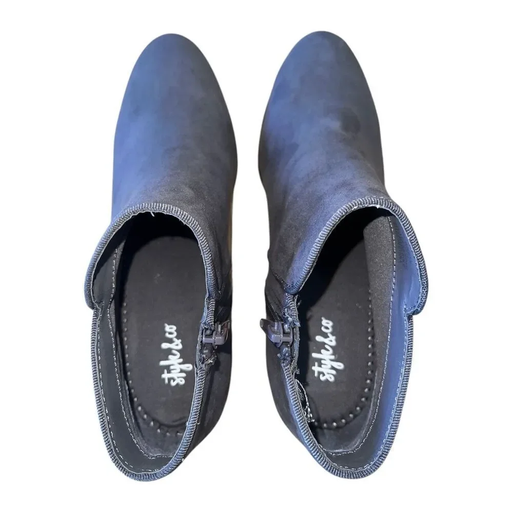 Style & Co -  Grey Fashion Ankle Bootie - Wiley F1 - Women’s Size 6.5
